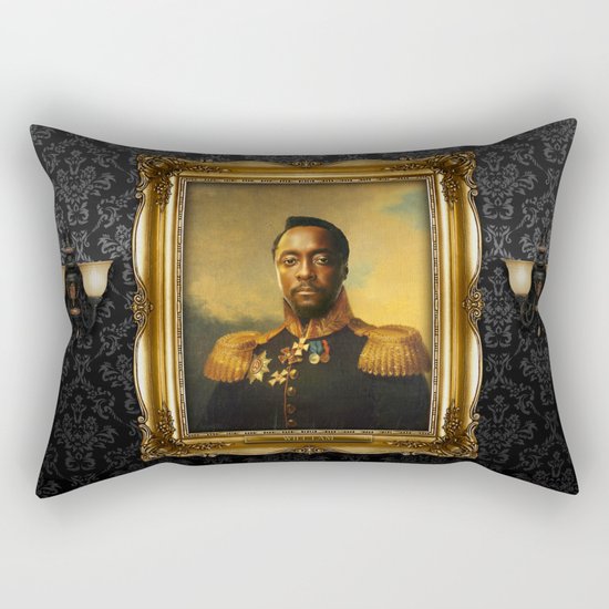 will.i.am - replaceface Rectangular Pillow