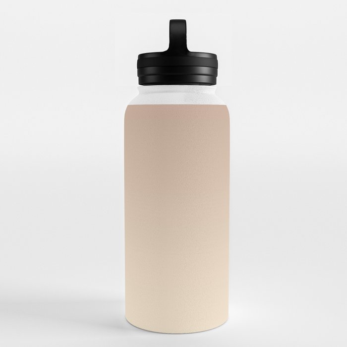 Mocha Brown Water Bottle, Reusable Stainless Steel