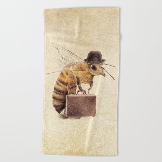 Worker Bee Beach Towel