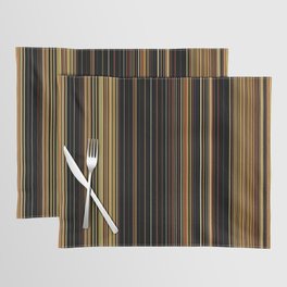 Abstract background of colored neon lines Placemat