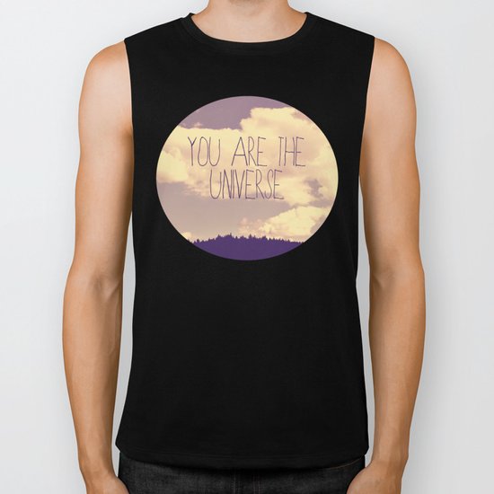 You Are The Universe Biker Tank