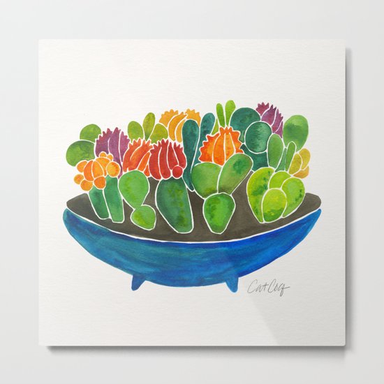 Succulents Metal Print