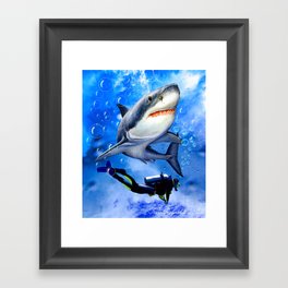 Into The Abyss Framed Art Print