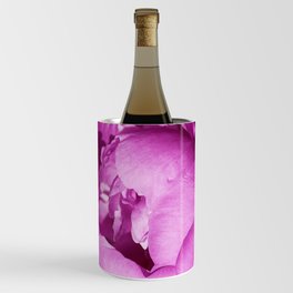 Lilac Purple Peony Flower Petals Gracefully Opening Wine Chiller