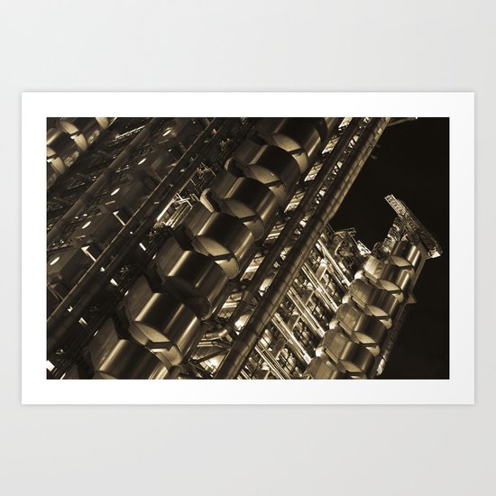 Gold Lloyds Art Print