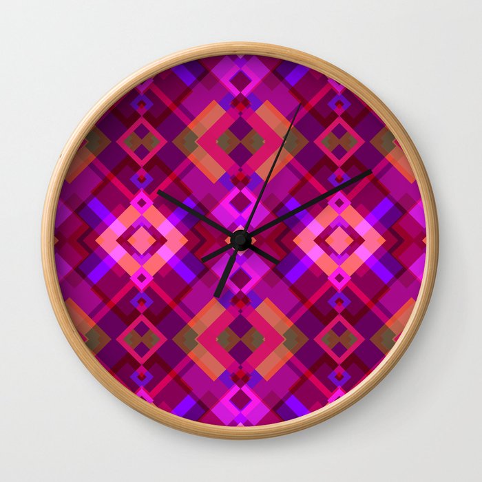 Colorful Spring Wall Clock