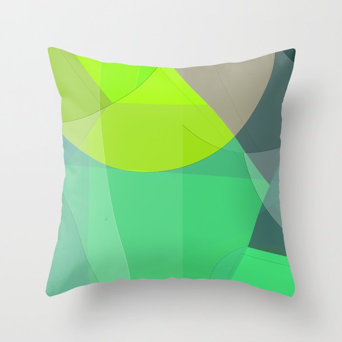 Abstract 2017 033 Throw Pillow