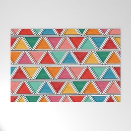 African Sunset Colors Welcome Mat