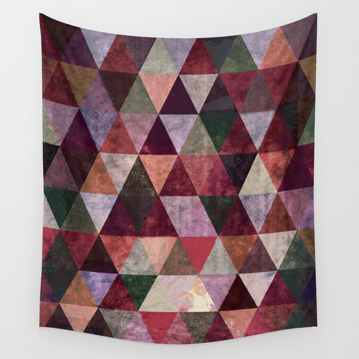 Grunge Triangles #2 Wall Tapestry