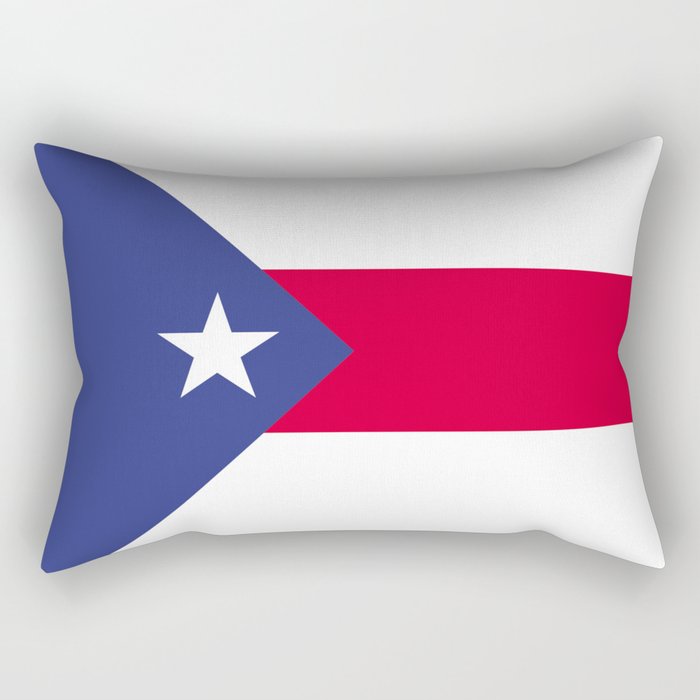 Puerto Rico flag emblem Rectangular Pillow