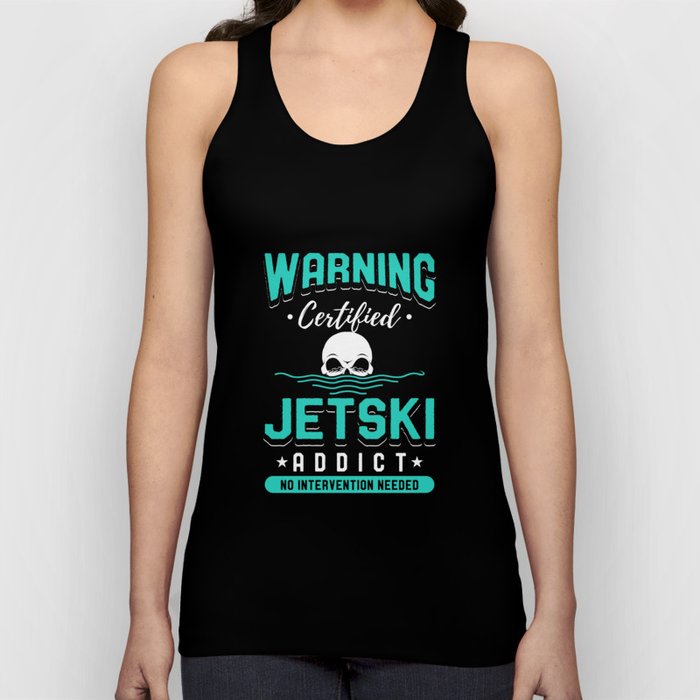 Certified Jet Ski Addict Tank Top