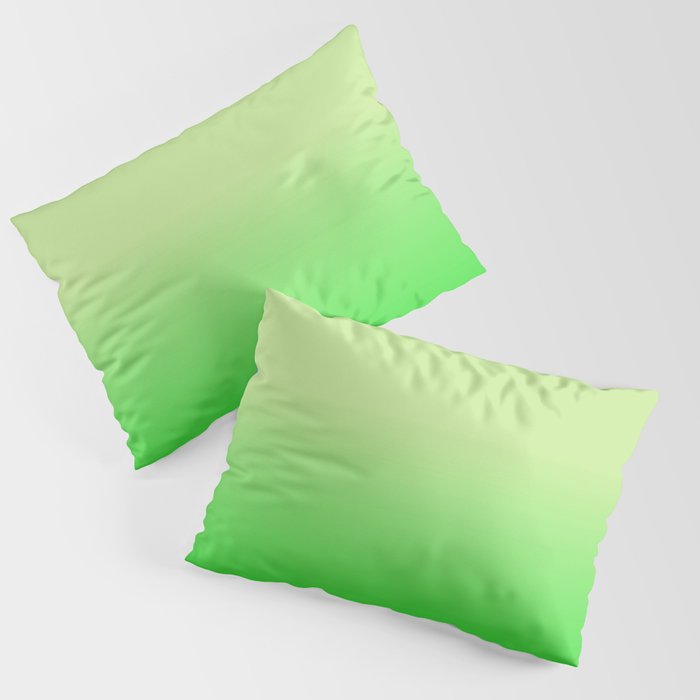 LIGHT GREEN GRADIENT  Pillow Sham