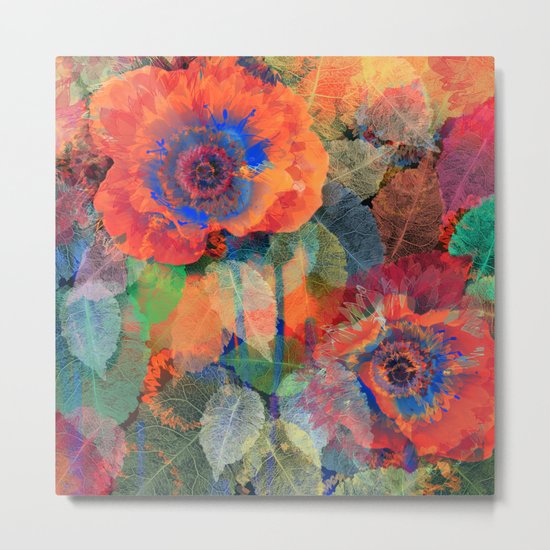 Floral abstract(62) Metal Print