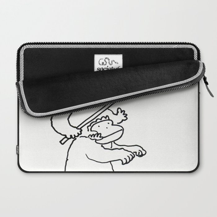 Quixotic Apes Tilt At Ceiling Fan Laptop Sleeve