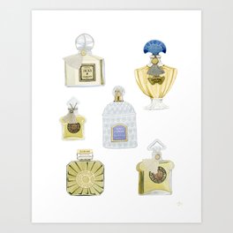 Guerlain Fragrances Art Print