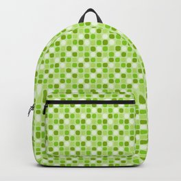Green Tile Pattern Backpack