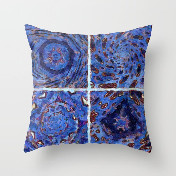 Cycles Throw Pillow