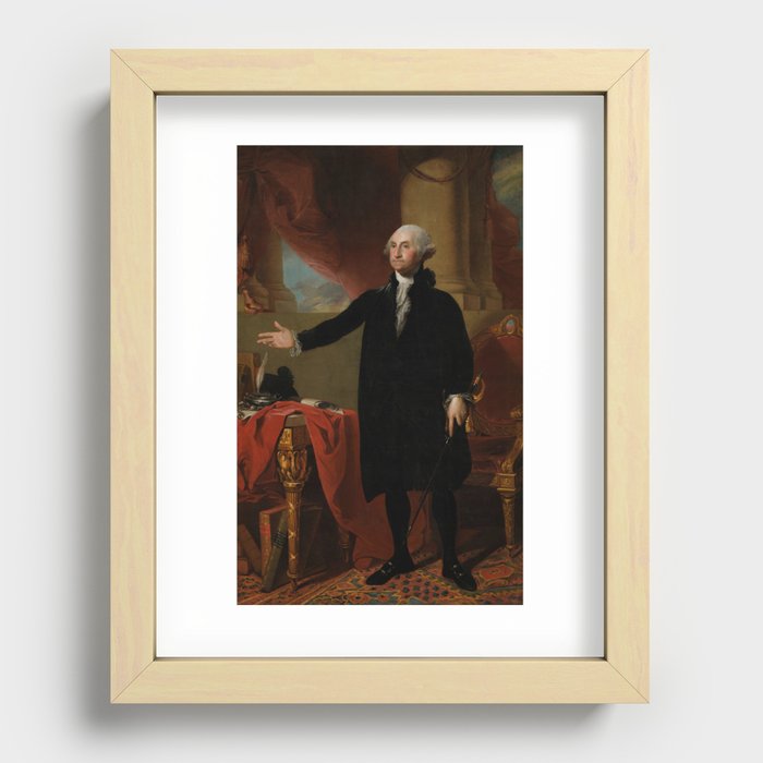 George Washington Lansdowne Portrait Recessed Framed Print