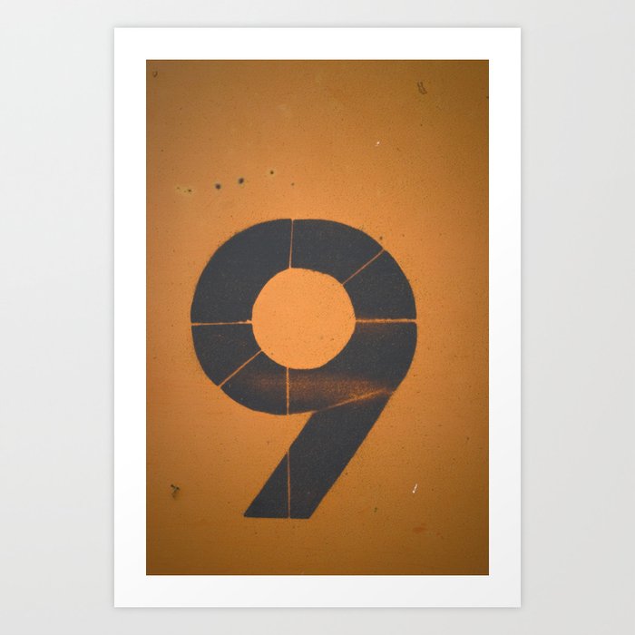 Old Number 9 Art Print by Eric Weiand | Society6