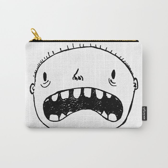 yelling head Carry-All Pouch