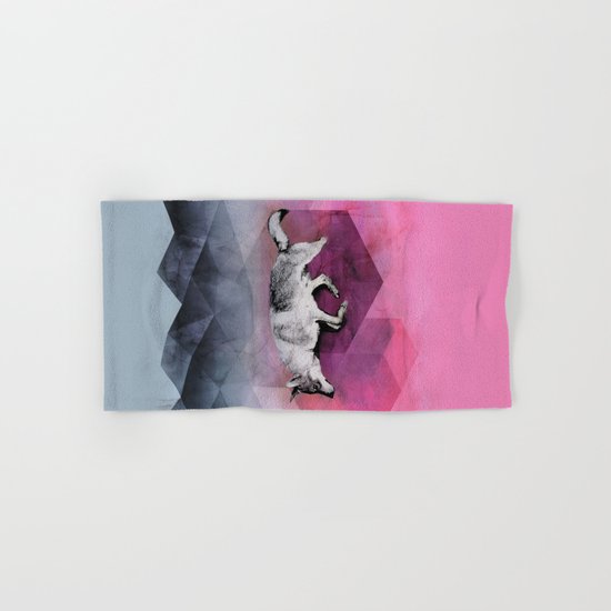 The Wolf Geometry Hand & Bath Towel