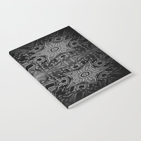 Black Gothic Stars Notebook