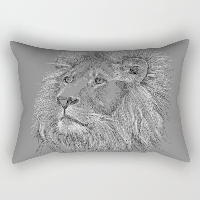 Lion Rectangular Pillow