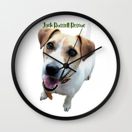 Teddy Wall Clock | Teddy, Jackrussellrescue, Jrt, Jackrussellterrier, Terrier, Graphicdesign, Jr, Jack, Jackrussell, Dog 