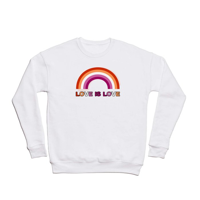 Pride LGBTQ+ Lesbian Crewneck Sweatshirt