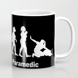 Evolution of Paramedic Coffee Mug | Paramedic, Medicalworker, Graphicdesign, Medic, Digital, Evolution 