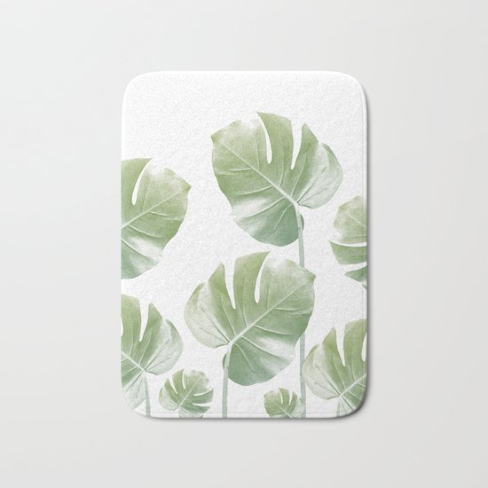 Monstera Rising Bath Mat