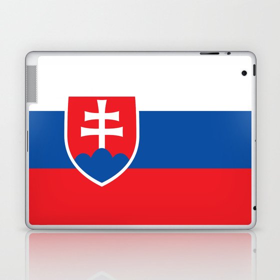 Slovakian Flag of Slovakia Laptop & iPad Skin