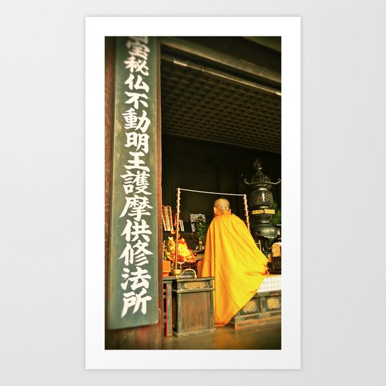 Monk Art Print