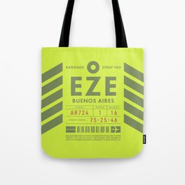 Luggage Tag D - EZE Buenos Aires Argentina Tote Bag