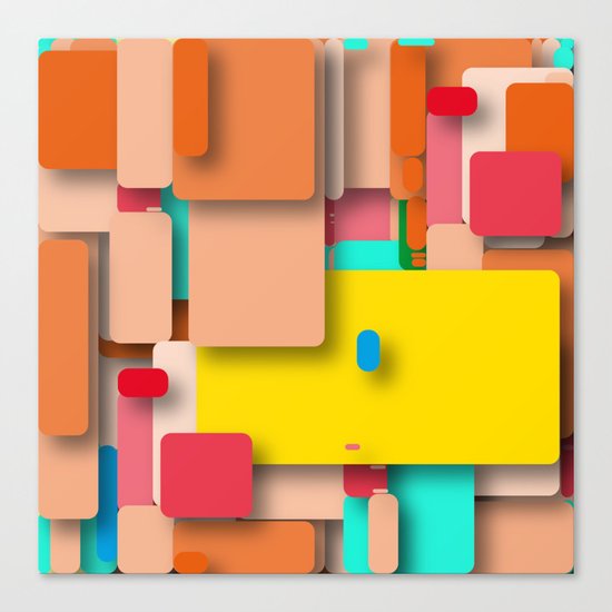 rounded rectangles Canvas Print