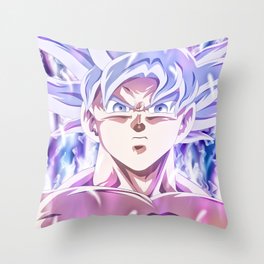 Goku Mastered Ultra Instinct Throw Pillow