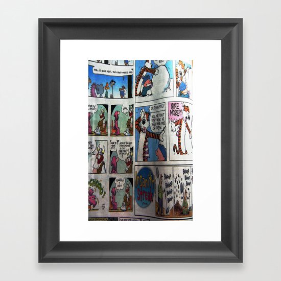Comic Style Framed Art Print