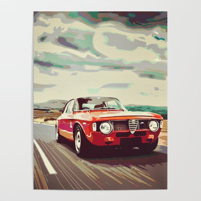 Classic Italian Alfa Poster