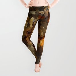 ABSTRACT TREE TRUNK TEXTURES Leggings