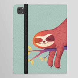 Lazy Sloth Chill day iPad Folio Case