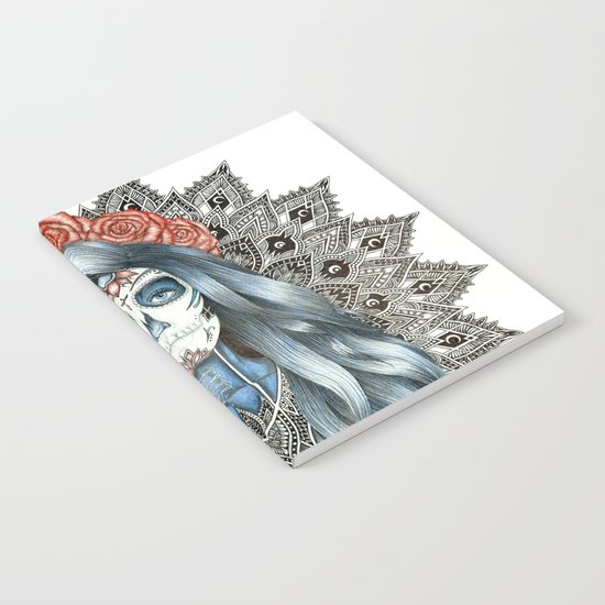Day of the Dead Woman Mandala Notebook