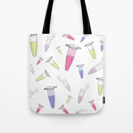 Lab Tube Collage Tote Bag