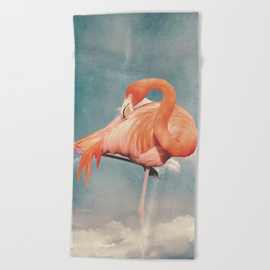 FLAMINGO 9 Beach Towel