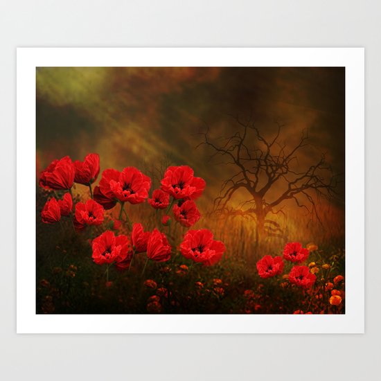Poppy Love Art Print
