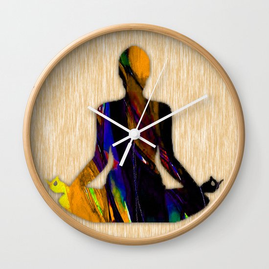 Meditation Wall Clock