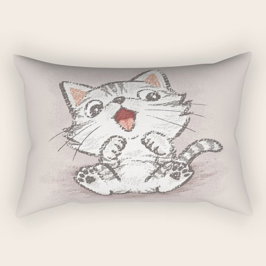 Cat Rectangular Pillow