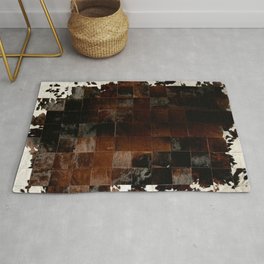 cowhide patchwork Area & Throw Rug