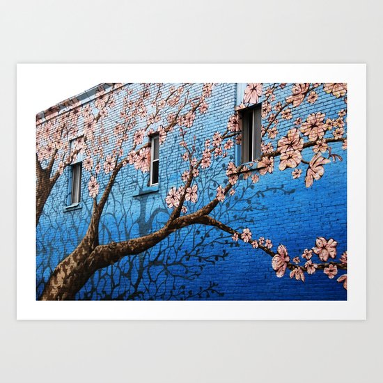 Brick Nature Art Print