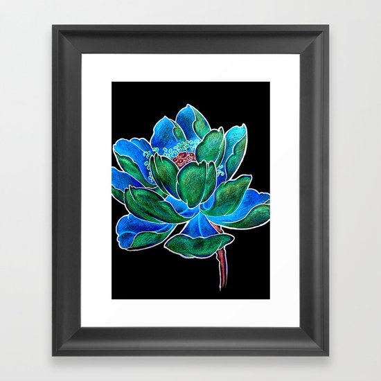 The Inverted Lily Framed Art Print