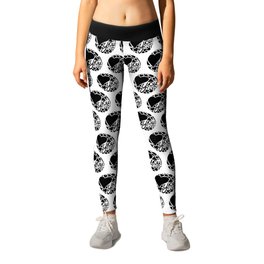 Love You Leggings | Ink, Love, Black and White, Graphicdesign, You, Howtoloveeveryone, Lotsoflove, Digital, Hearts, Fallinginlove 